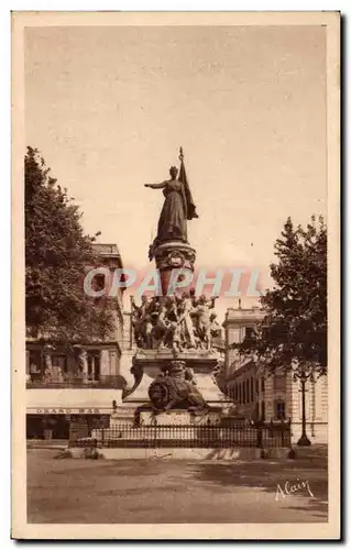 Ansichtskarte AK Avignon Monument de la Reunion a la France