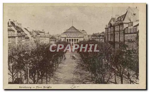 Cartes postales Strasbourg Place Broglie