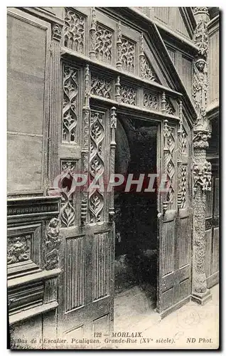 Cartes postales Morlaix Bas De l&#39Escalier Pouliquen Grande Rue