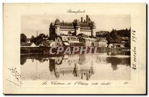 Cartes postales Pierrefonds Le Chateau et l&#39etang