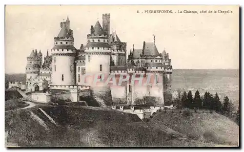 Cartes postales Pierrefonds La Chateau core de la Chapelle