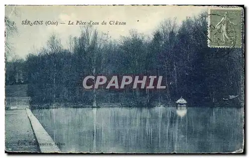 Cartes postales Serans La Piece D&#39eau Du chateau