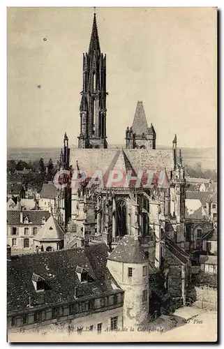 Ansichtskarte AK Senlis Abside de la Cathedrale