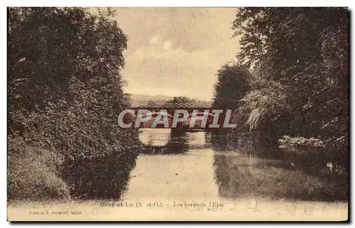 Cartes postales Bray et Lu Les borde de l'Epte