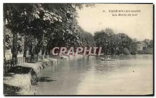 Cartes postales Enghien les Bains les Bords du Lac