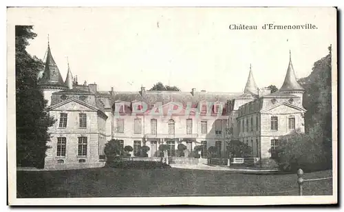 Cartes postales Chateau d&#39Ermenonville