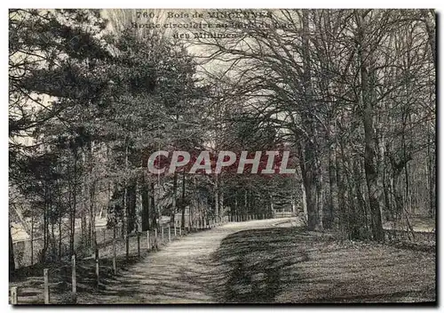 Cartes postales Bois de Vincennes Route circulant autour du lac des Minimes