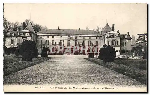 Cartes postales Rueil Chateau De La Malmaison Cour D&#39Honneur