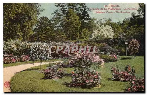 Cartes postales Rueil Chateau De La Malmaison La Roseraie