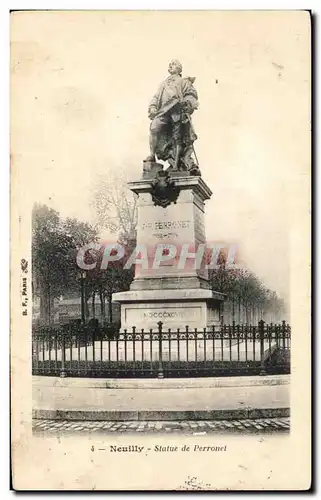 Cartes postales Neuilly Statue De Perronel