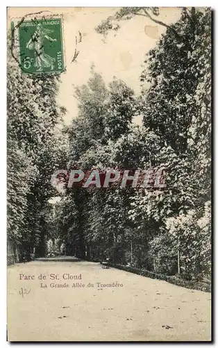 Cartes postales St Cloud La Grande Allee Du Trocadero