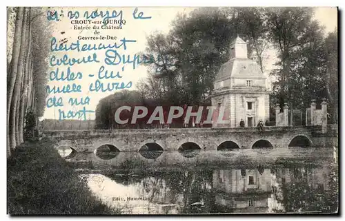 Cartes postales Crouy sur Ourcq Entree du Chateau de Gesvres le Duc