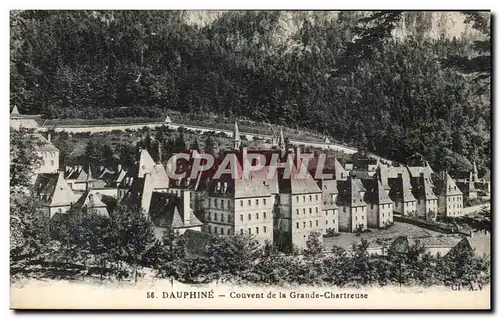 Cartes postales Dauphine Couvent de la Grande Chartreuse