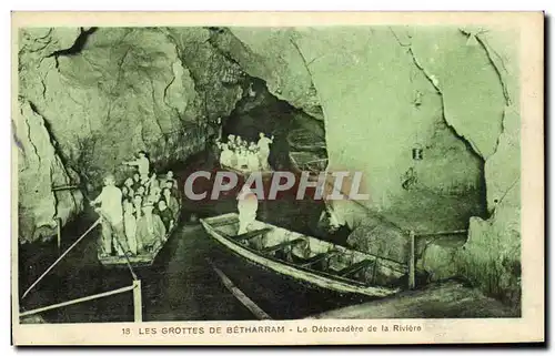 Ansichtskarte AK Betharram Les Grottes De Le Debarcadere de la Riviere