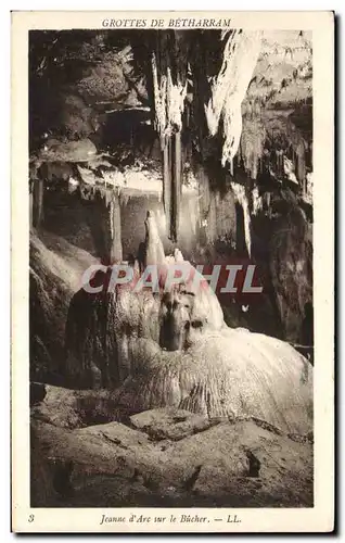 Cartes postales Les Betharram Jeanne d&#39Arc sur le Bucher Grottes De