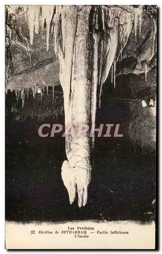 Cartes postales Les Pyrenees Grottes de Betharram Inferieure