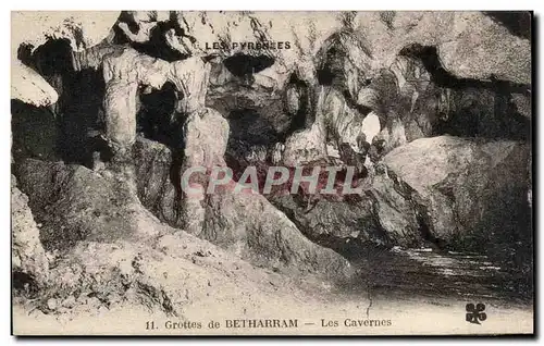 Ansichtskarte AK Les Pyreness Bethagram Grottes De Les Cavernes