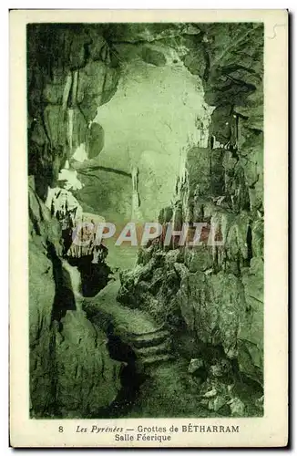 Cartes postales Les Pyreness Bethagram Grottes Salle Feerique