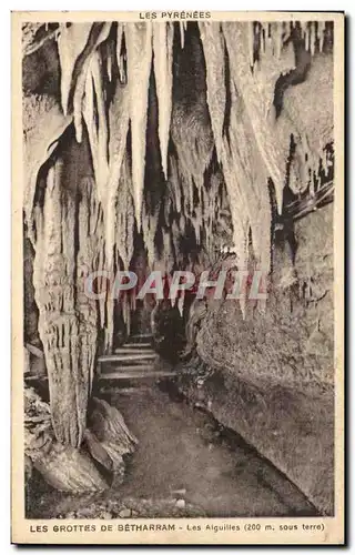 Ansichtskarte AK Les Pyreness Bethagram Grottes Les Alguilles