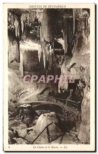 Ansichtskarte AK Grottes De Betharram la chaire et le bassin