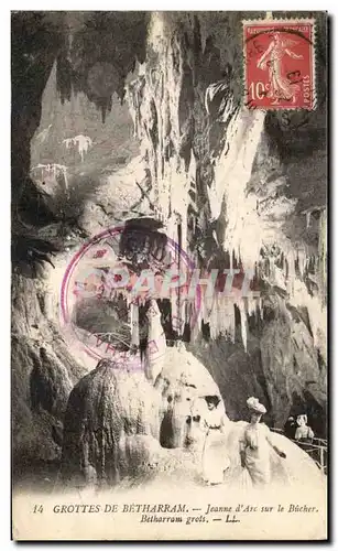 Cartes postales Betharram Grottes De Jeanne d&#39Arc sur le Bucher