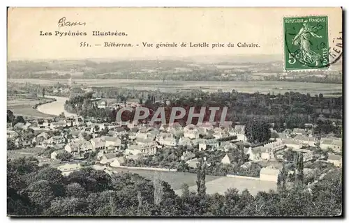 Cartes postales Betharram Vue Generale de Lestelle Prise du Calvaire