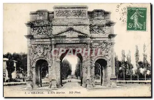 Cartes postales Orange L&#39Arc Marius