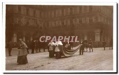 Ansichtskarte AK Funerailles Du Marechal Foch Mans Mars 1929 Ls cardinaux Dubois et Binet