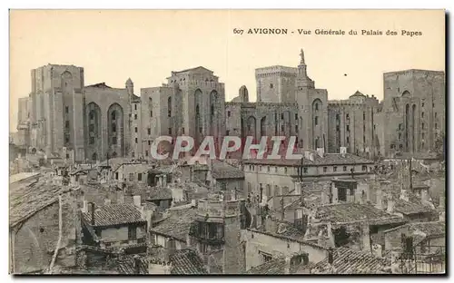 Cartes postales Avignon Vue Gendrale Prise Du Palais Des Papes