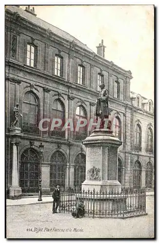 Ansichtskarte AK Dijon Place Rameau et le Musee