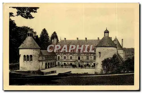 Cartes postales Chateau De Bussy Rabutin La Cour D&#39Honneur