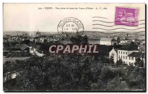 Cartes postales Dijon Vue Prise du Haut du Creux d&#39Enter