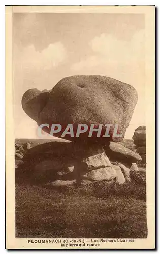 Ansichtskarte AK Ploumanach Les Rochers Bizarres La Pierre qui remue