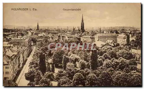 Cartes postales Mulhausen i Els Gesamtansicht Mulhouse