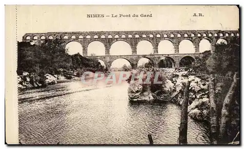 Cartes postales Nimes Le Pont du Gard