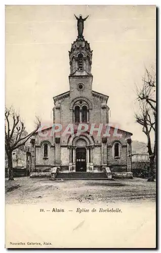 Cartes postales Alais Eglise de Rochebelle