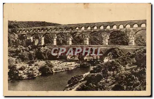 Cartes postales Le Pont du Gard Aqueduc romain