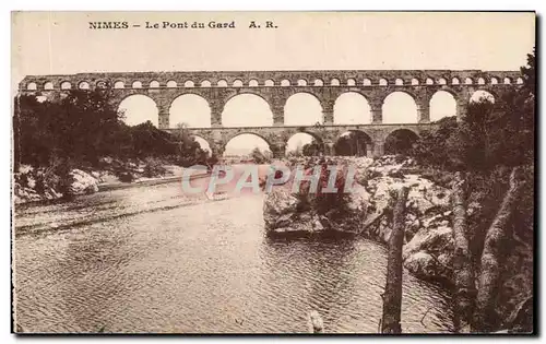 Cartes postales Nimes Le Pont du Gard