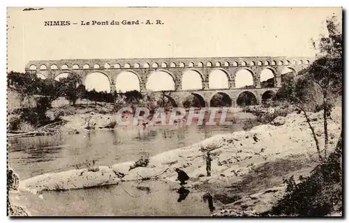 Cartes postales Nimes Le Pont du Gard