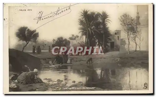 Cartes postales Salon 1903 Gerone Vue De Medinet El FAyoum