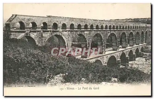 Cartes postales nimes Le Pont du Gard