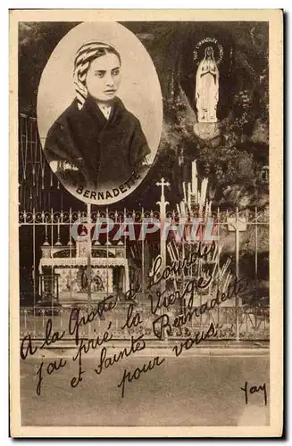 Cartes postales Lourdes La Grotte Bernadette