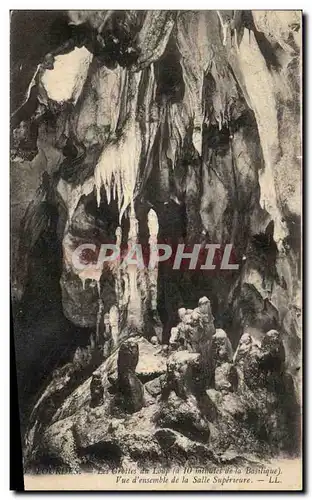 Cartes postales Lourdes Les Grottes Du Loup Vue d&#39ensemble de La Salle Superieure