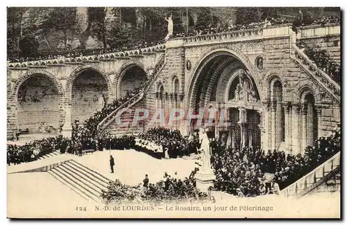 Cartes postales De Lourdes Le Rosaire Un Jour De Pelerinage