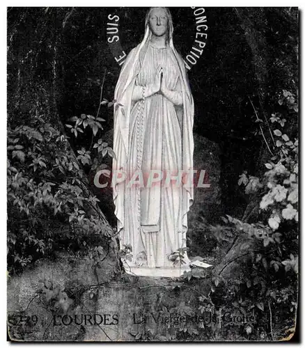 Cartes postales Lourdes La Vierge Grotte