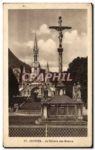 Cartes postales Lourdes Le Calvaire des Bretons