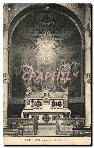 Cartes postales Lourdes Mosaique La Pentecote