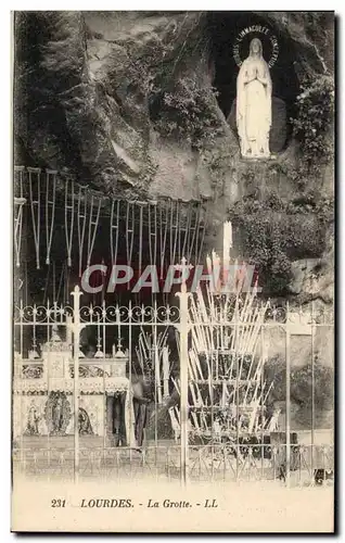 Cartes postales Lourdes La Grotte