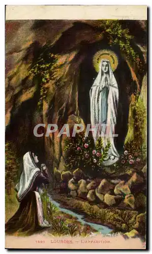 Cartes postales Lourdes L&#39apparition