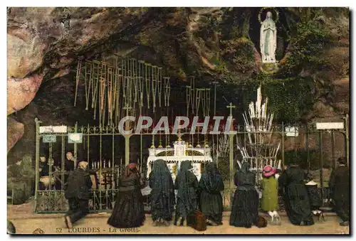 Cartes postales Lourdes La Grotte